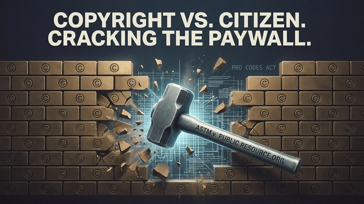 A 2023 ruling ensured that when a technical standard becomes public mandate it cannot be hidden from the public.