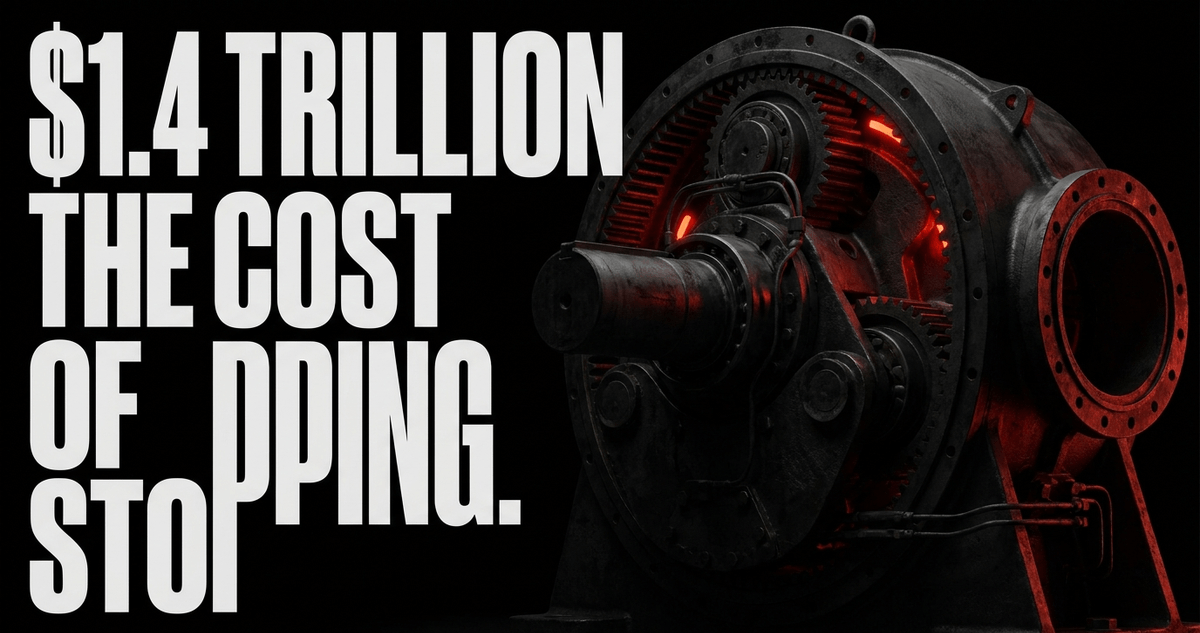 A sudden failure on a single automotive production line bleeds $2.3 million every single hour.