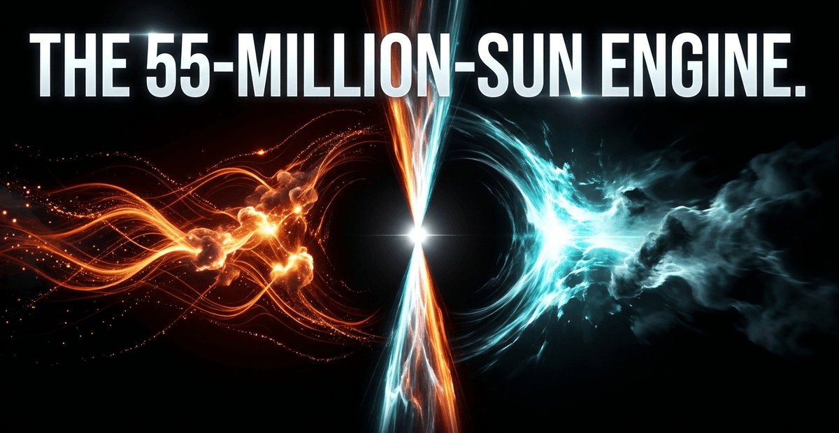 A supermassive singularity capable of both igniting stellar birth and blasting away the raw materials for new life.