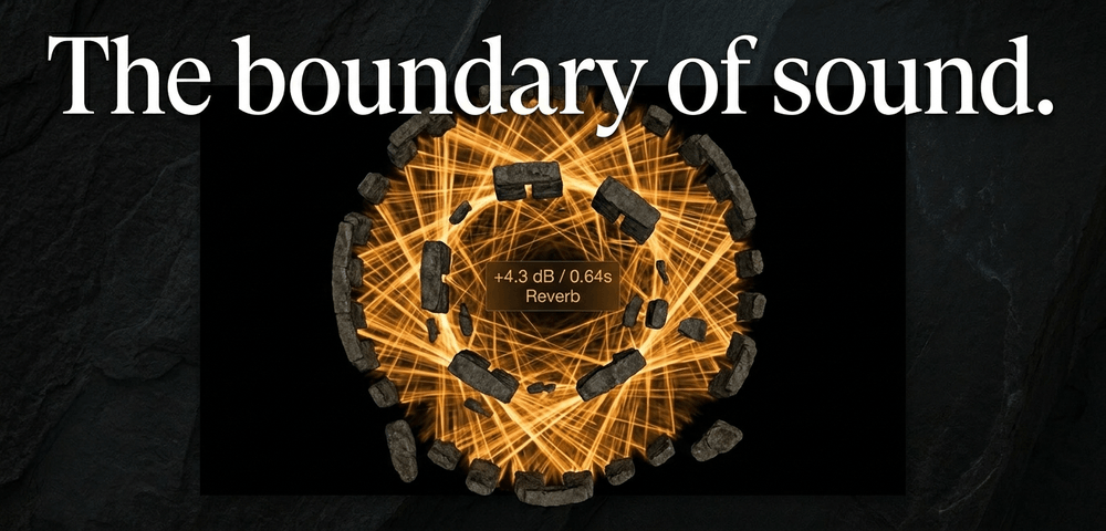 Acoustic architecture amplified speech inside the circle while creating a barrier of silence to outsiders.