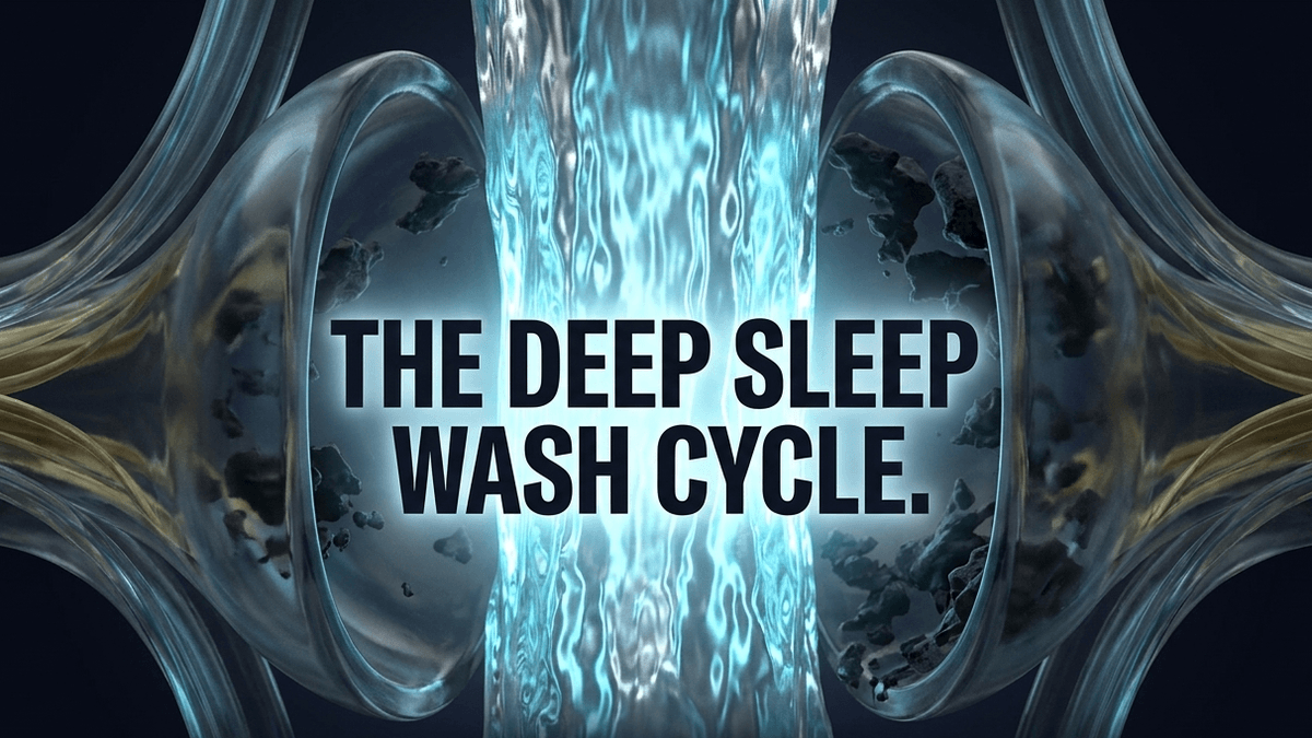 Aging diminishes the exact slow-wave sleep architecture the brain desperately needs to clear the debris aging creates.