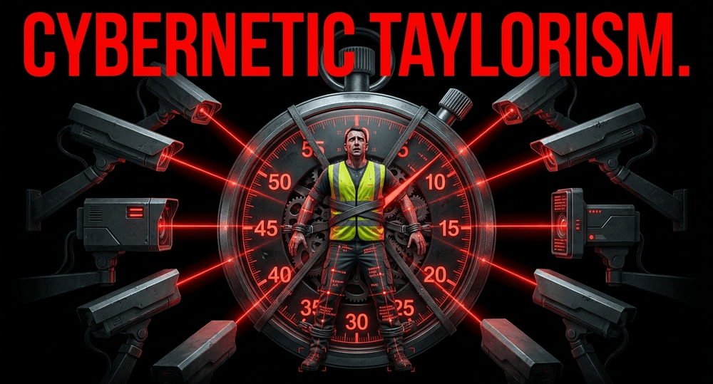 Algorithmic management eliminates human judgment, driving impossible productivity rates that double workplace injury risks.