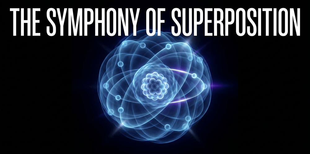 An unobserved quantum system exists in a superposition, holding all potential realities simultaneously.