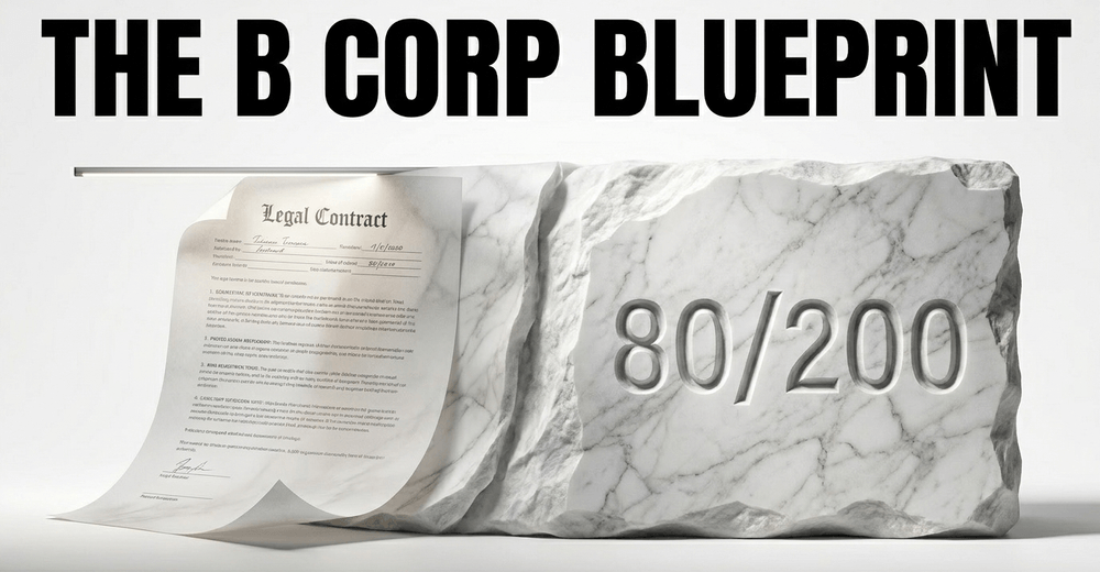 Benefit statutes protect social goals. Around 9,500 B Corps use the 80/200 B Impact Assessment to embed legal accountability.