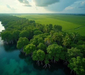 Blue carbon Seagrass and mangroves as climate sinks