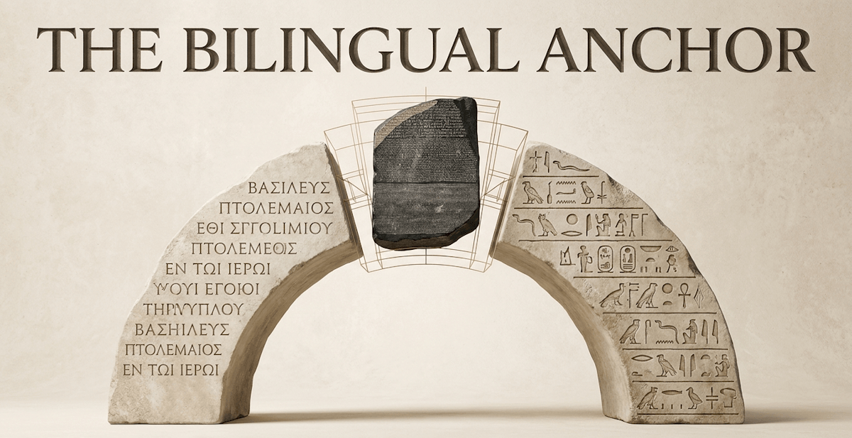 Historically, bringing dead languages back to life (from 18th-century Palmyrene to Akkadian cuneiform) relied on rare strokes of luck: finding a multilingual text to bridge the known and the unknown