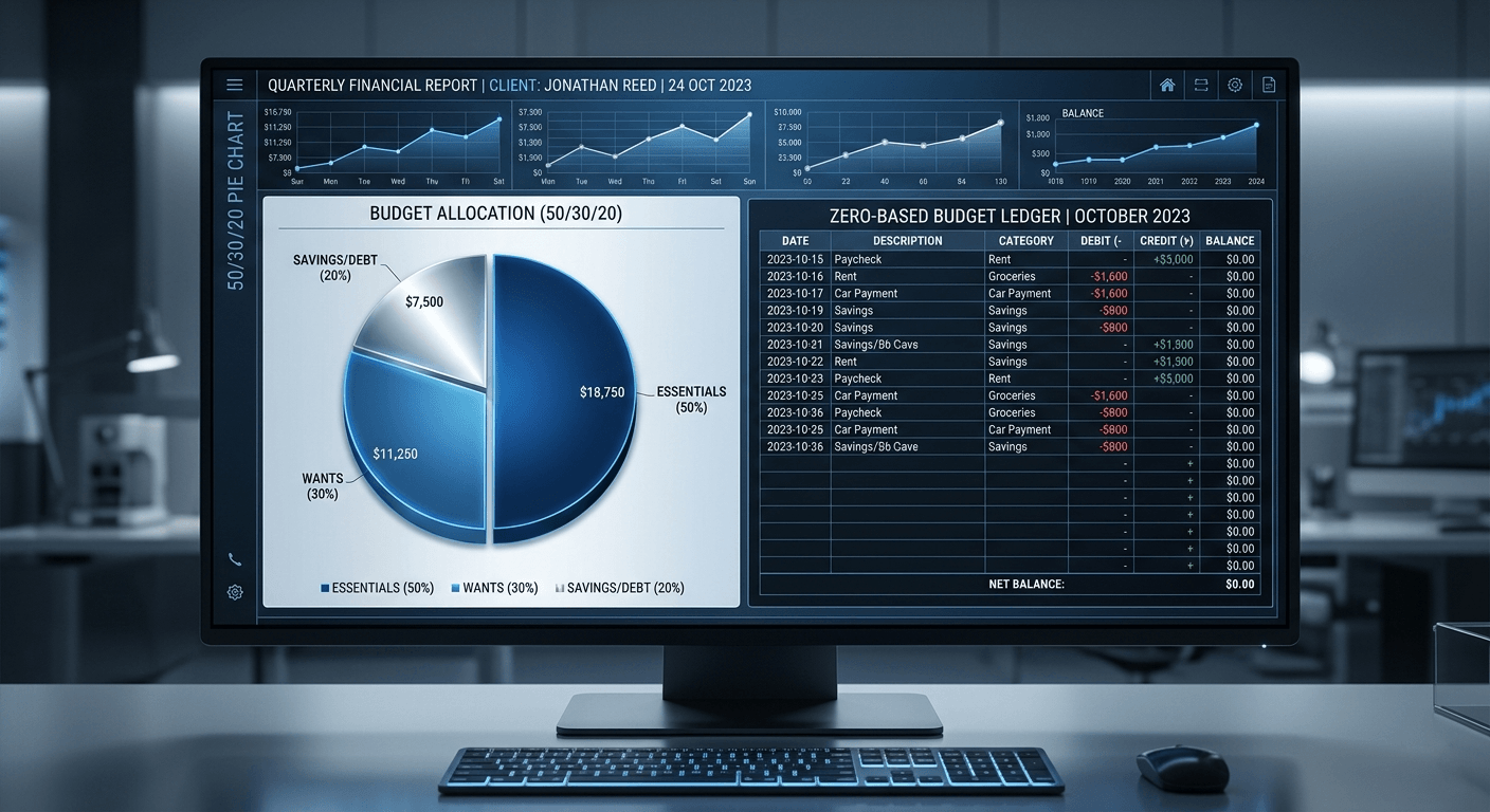 Comparing the 50-30-20 rule and zero-based budgeting