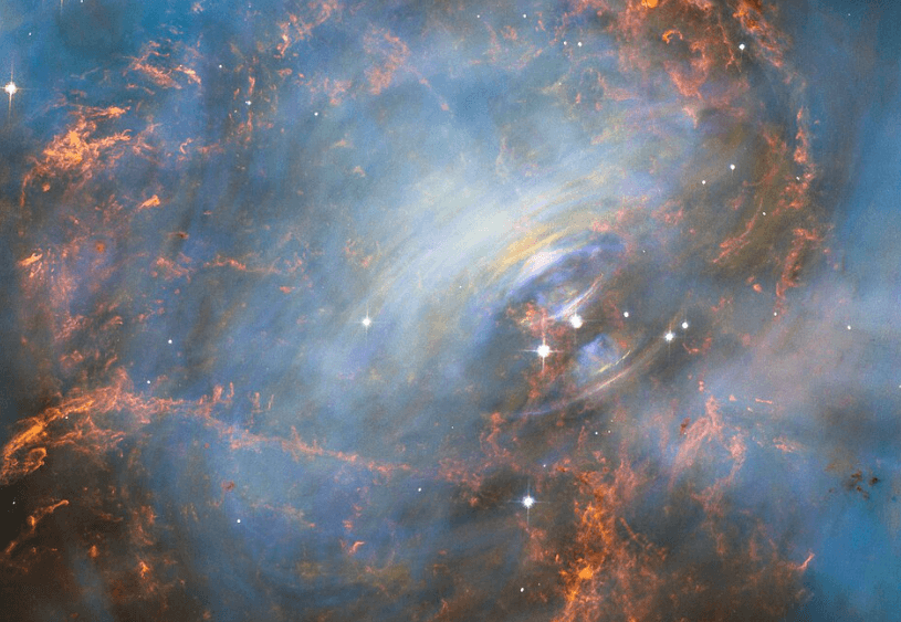 Crab Nebula taken by the Hubble Space Telescope