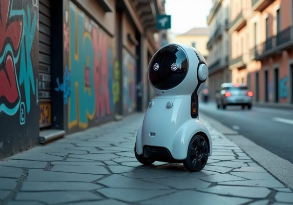 Delivery robots vs. humans The struggle for urban sidewalks