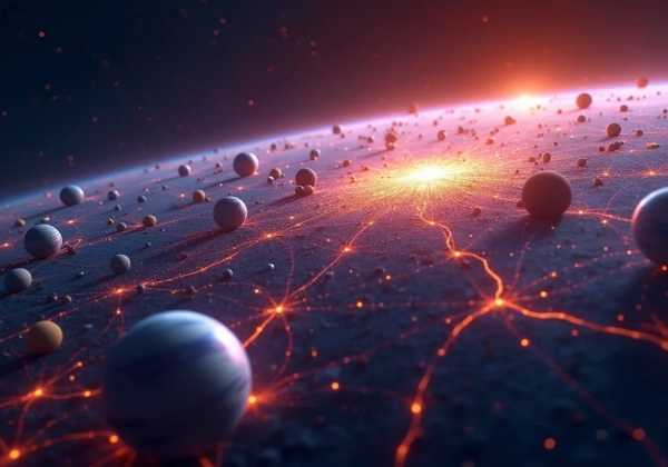 Detecting alien life by analyzing multi-planetary patterns