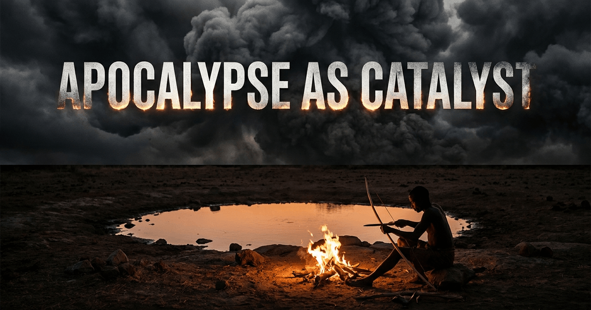 During the Toba super-eruption 74,000 years ago, populations didn't collapse - they pivoted to new tools and new prey.