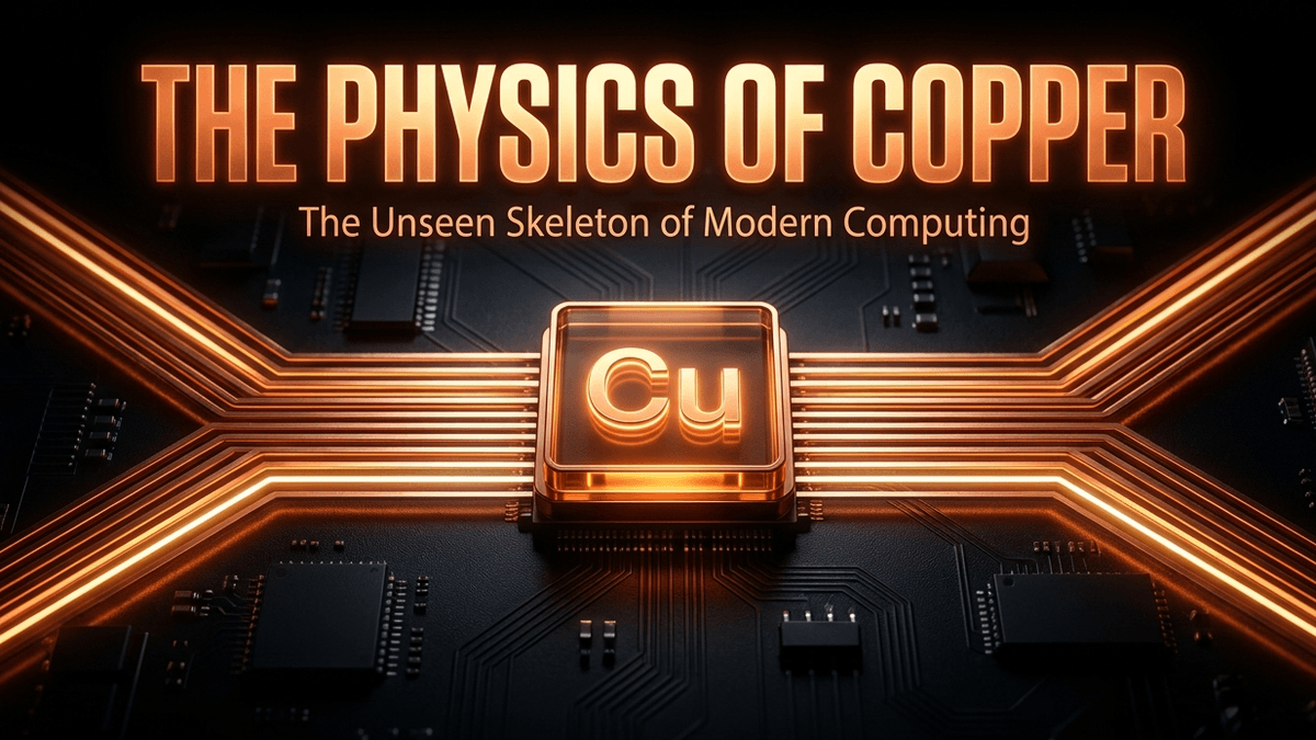 Evolution didn't choose copper for computing; the unforgiving laws of atomic-level physics demanded it.