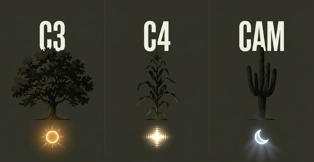 C4 and CAM are evolutionary adaptations that maximize carbon fixation efficiency in hot, arid, and extreme environments.
