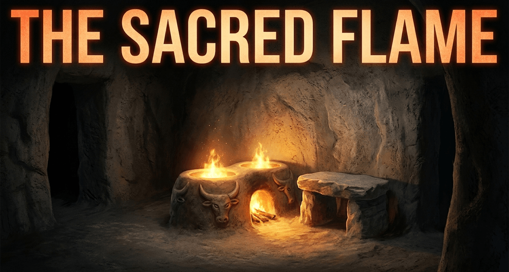Fire evolved into a spiritual symbol, central to communal worship and ancient domestic rituals.