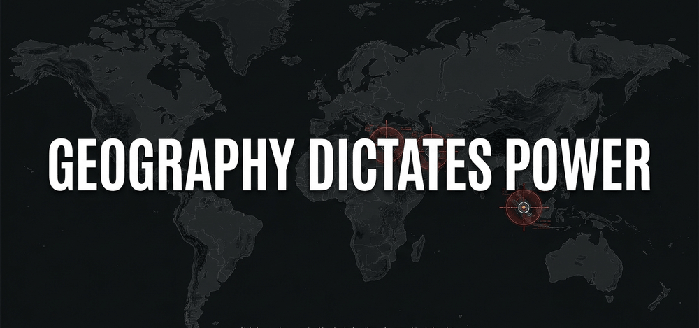 Global power is constrained by physical reality and geographic chokepoints.