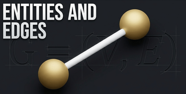 Graphs represent data through finite sets of nodes (V) connected by relationship edges (E).