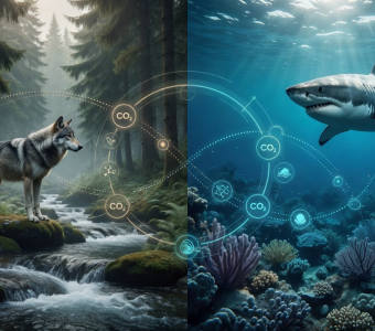 How removing top predators warms the planet