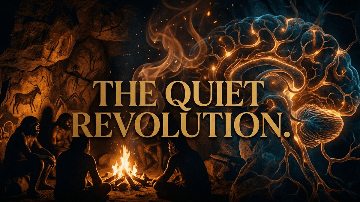 Human civilization was shaped not just by the taming of fire, but by a biochemical rewiring of the mind.