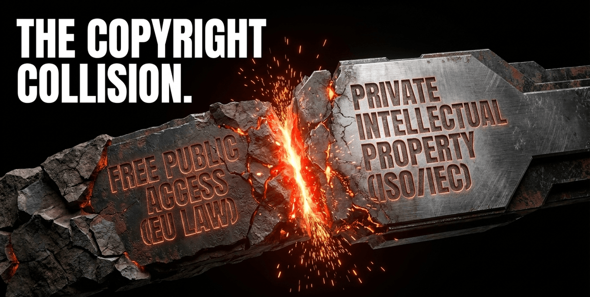 If a standard becomes public law, can it remain private property? The demand for free legal access threatens standard-setters' revenue model