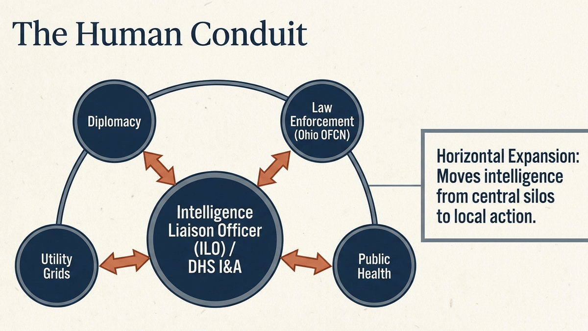Intelligence Liaison Officers provide the critical human infrastructure linking global data to local action.