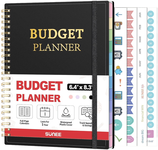 SUNEE Budget Planner - Monthly Budget Book