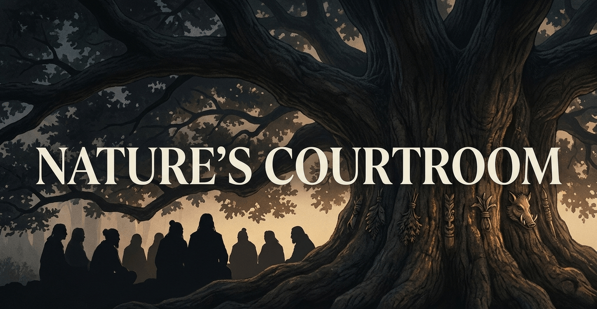 Long before stone cathedrals, the shade of the sacred oak enforced binding oaths, absolute truth, and tribal peace.