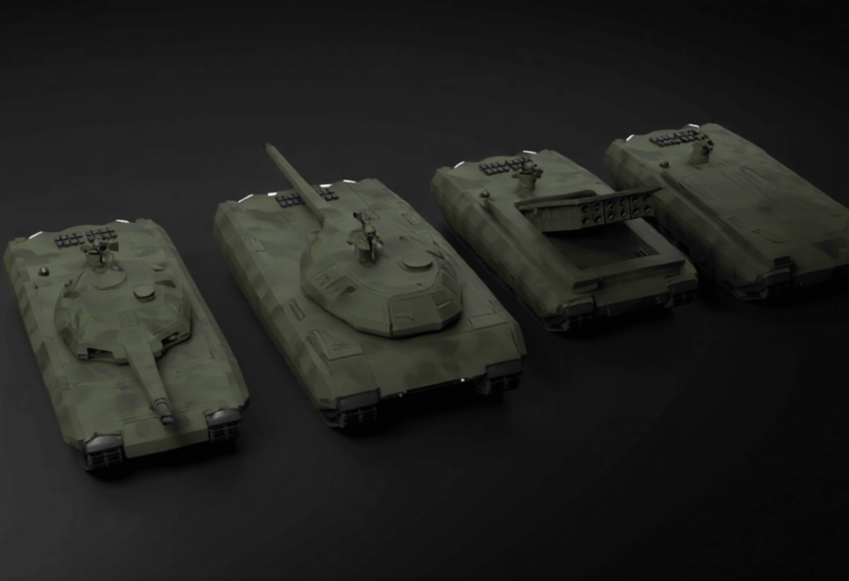 Main Combat Ground System (MGCS) concept visualisation