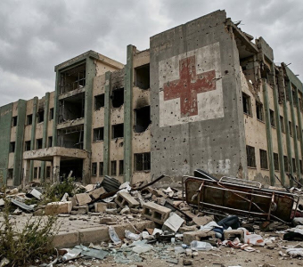 Medical neutrality when hospitals become targets