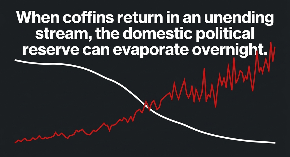 Misusing reserves for short-term political gain creates critical vulnerabilities when real attritional warfare begins.