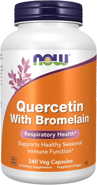 NOW Foods Supplements Quercetin with Bromelain