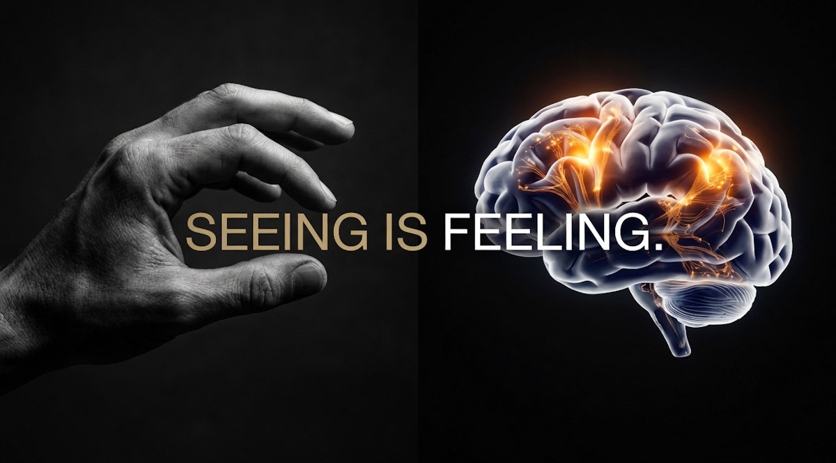 Originally identified by Giacomo Rizzolatti's team in macaques, the mirror neuron network - centered in the premotor cortex and inferior parietal lobule - fires during both the execution and observation of actions.