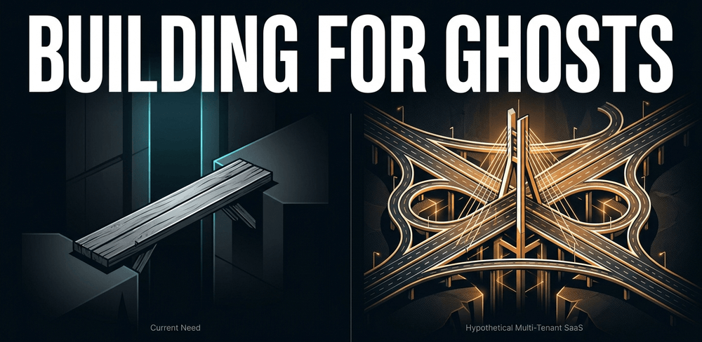 Over-engineering for hypothetical futures violates YAGNI and creates unused, complex infrastructure.