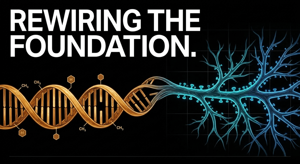 Plasticity and epigenetics allow the brain to physically rewire its synapses and alter gene expression following adversity.