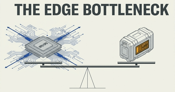 Processing 3D data at the edge requires balancing massive computational power with battery constraints.