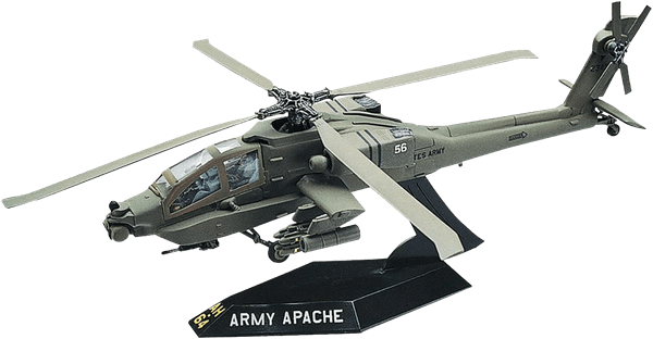 Revell SnapTite Apache helicopter model