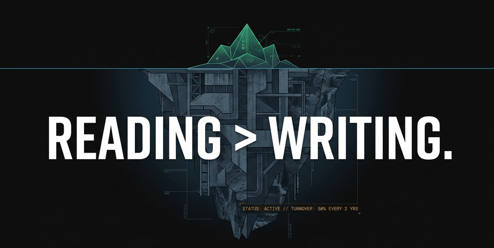 Reading code is the professional developer's true job