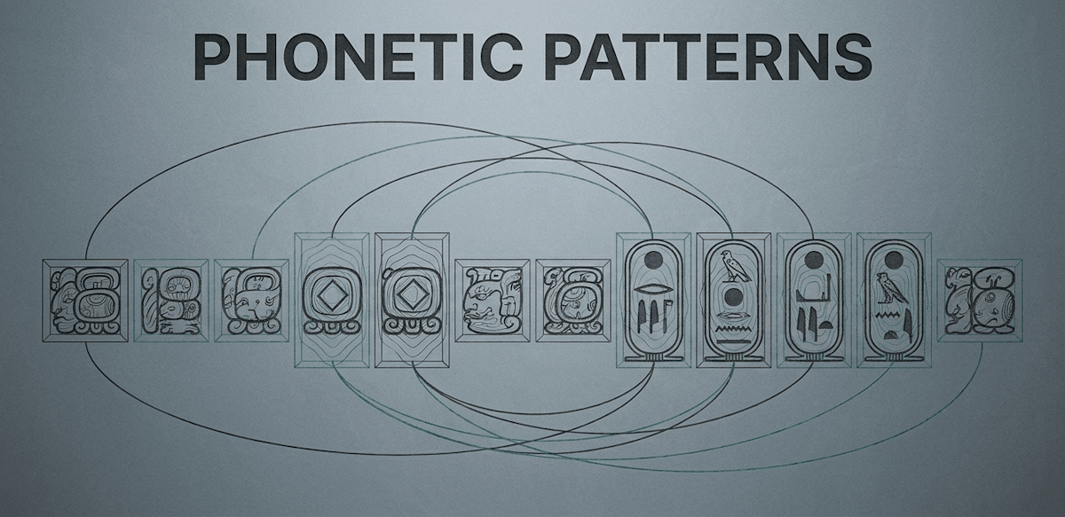 Scholars proved ancient scripts were not purely mystical. Through exhaustive sign analysis and experimental substitution, researchers structurally unlocked the phonetic systems of hieroglyphs, Linear B, and Maya glyphs.