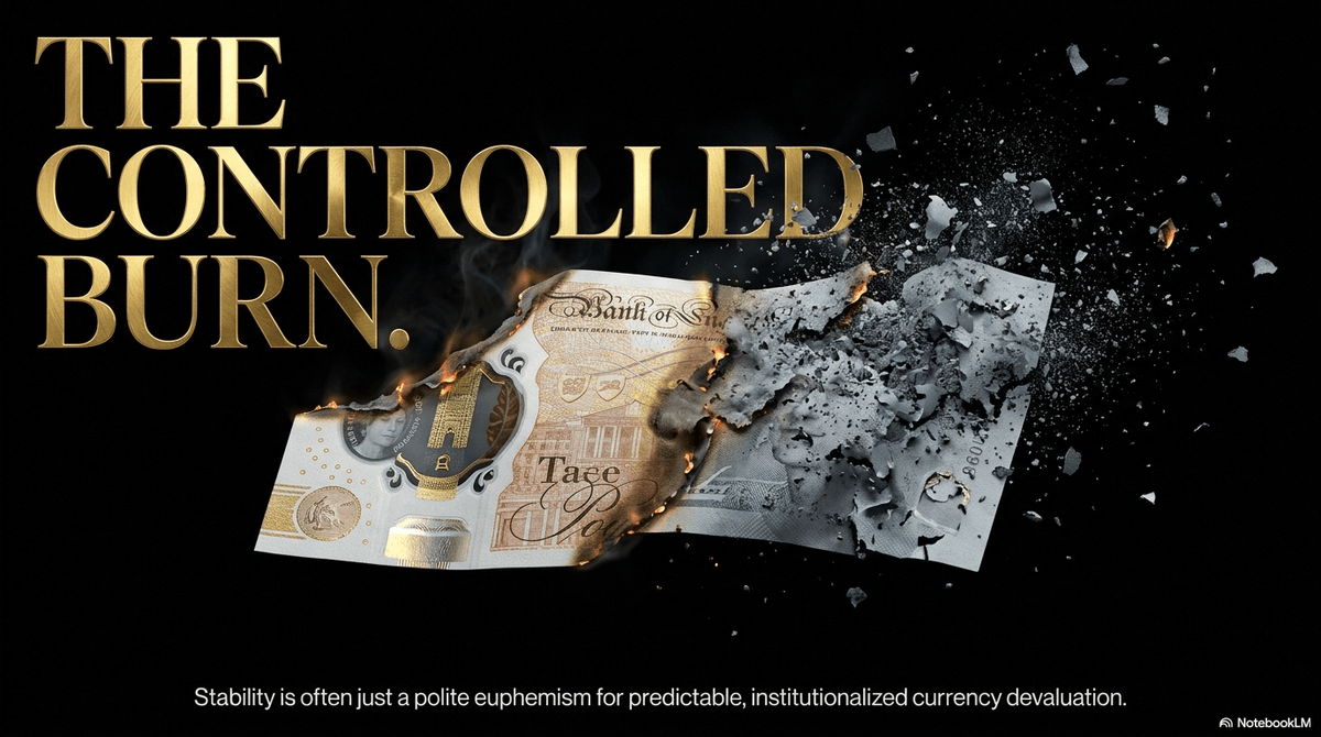 Stability is often just a polite euphemism for predictable, institutionalized currency devaluation