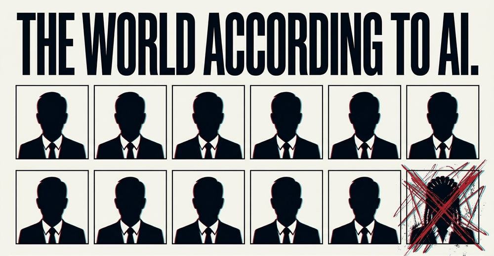 Stable Diffusion visualizes CEOs predominantly as white men. Image evaluators unfairly penalize braids and natural hairstyles.