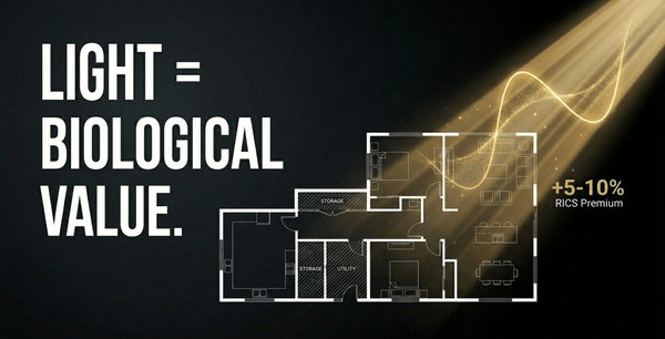 Strategic window placement aligns with circadian rhythms, driving a market premium.