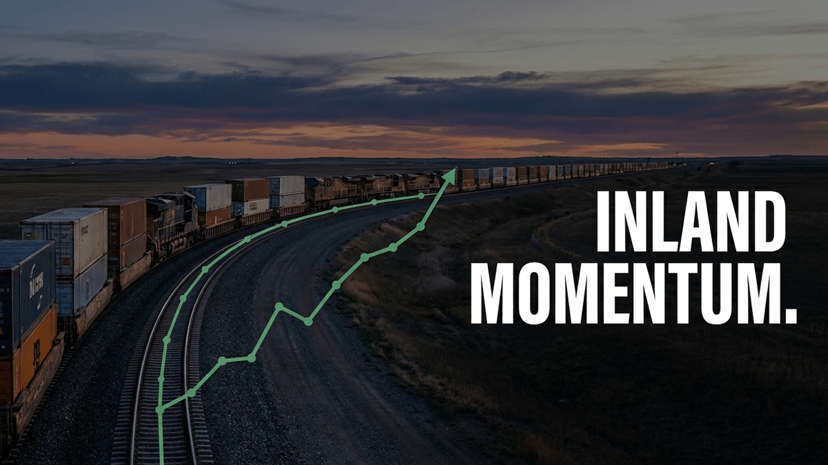 Sustained double-digit gains in intermodal rail traffic silently signal a highly resilient domestic consumer base.