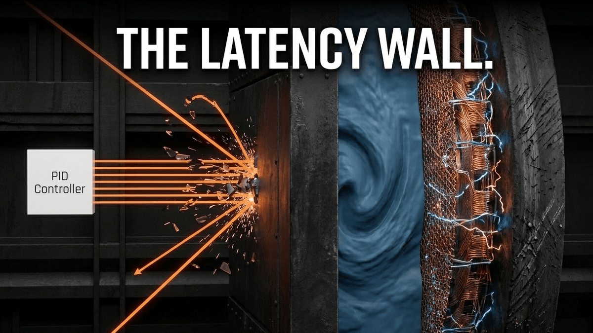 System delay is cumulative and inescapable. The finite time required to convert electrons into kinetic energy is the ultimate bottleneck.