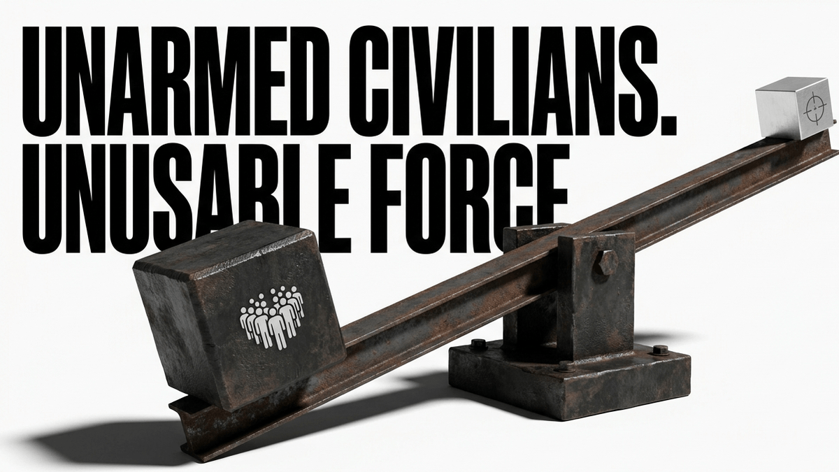 The 1975 Green March proved that weaponizing unarmed civilians paralyzes the international system's use of force.