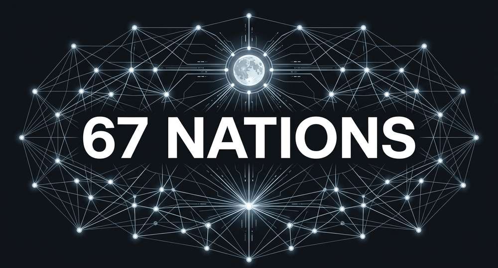 The Accords have massive momentum, with 67 countries now aligned in a practical framework for space operations.
