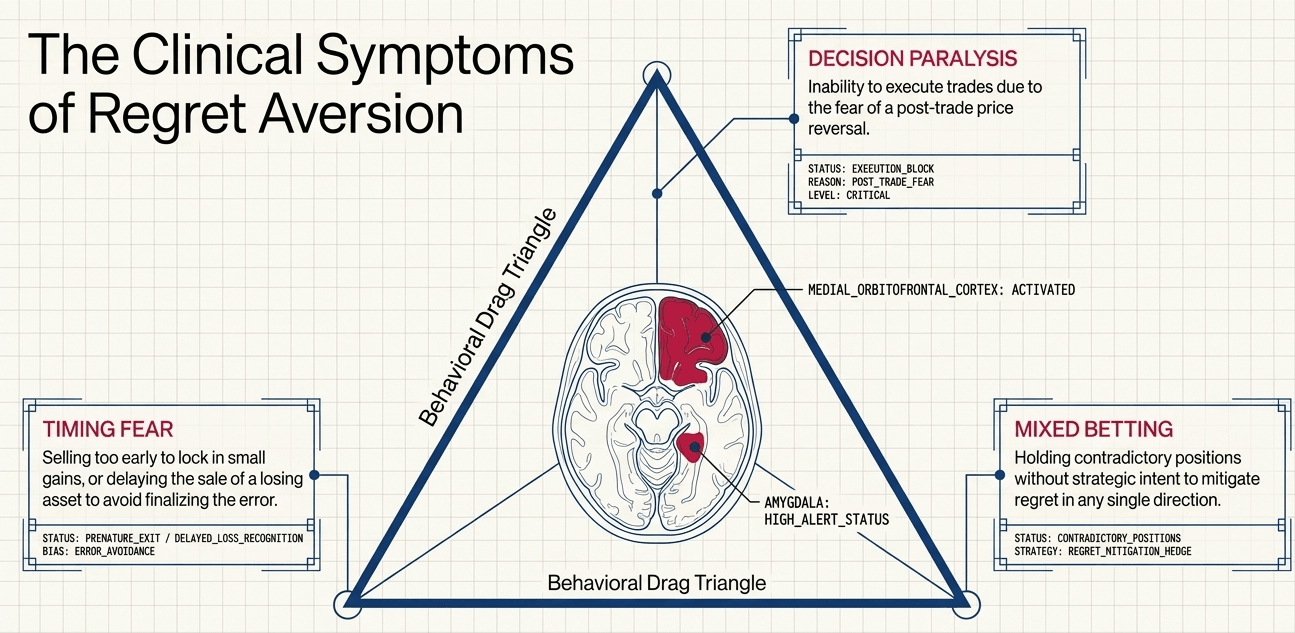 The clinical symptoms of regret aversion
