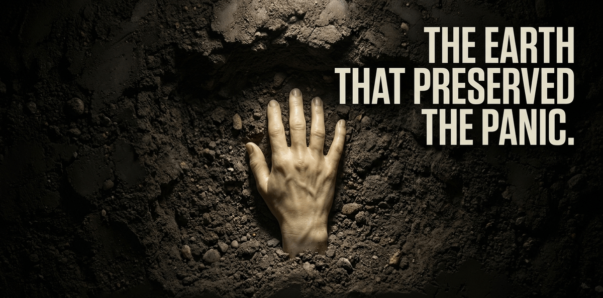 The cruelest irony: the very earth meant to hide the dead preserved them just well enough to spark panic.