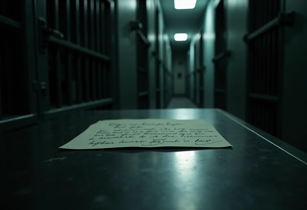 The Epstein suicide note hidden for seven year