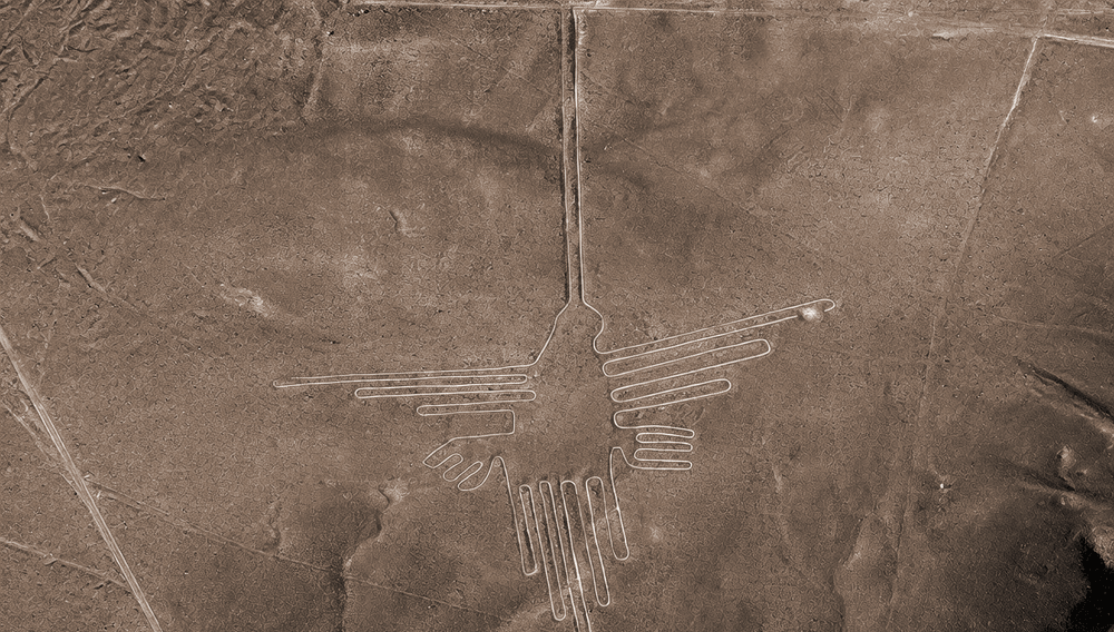 The hummingbird Nazca lines
