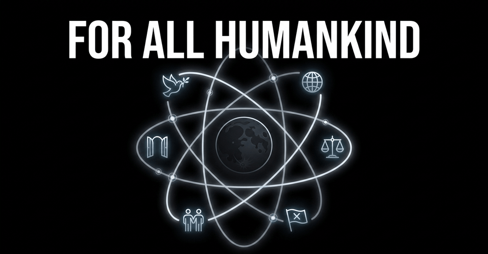 The OST mandates peaceful use, free exploration, and treats astronauts as envoys of humanity.