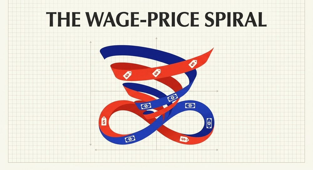 Unanchored expectations breed second-round effects. Prices rise, workers demand higher wages, and the cycle self-reinforces.